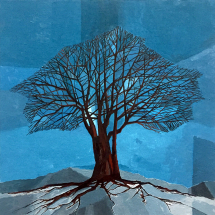 Az ég nyílásai - akril festmény, 120 000 Ft, 38,5x27 cm, kód: 138